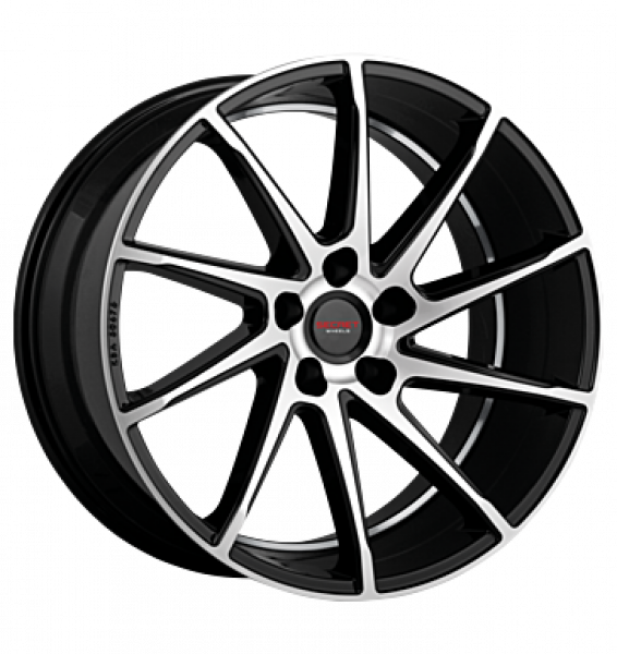 Secret Wheels, SW8, 8,5x19 ET40 5x112 66,6, black full polish